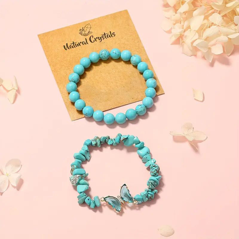 Schmetterlings Perlenarmband