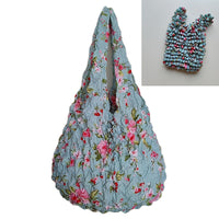 Vintage-Tasche Mit Blumenmuster