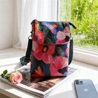 Vintage-Tasche Mit Blumenmuster