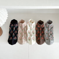 Vintage-Socken Mit Blumenmuster