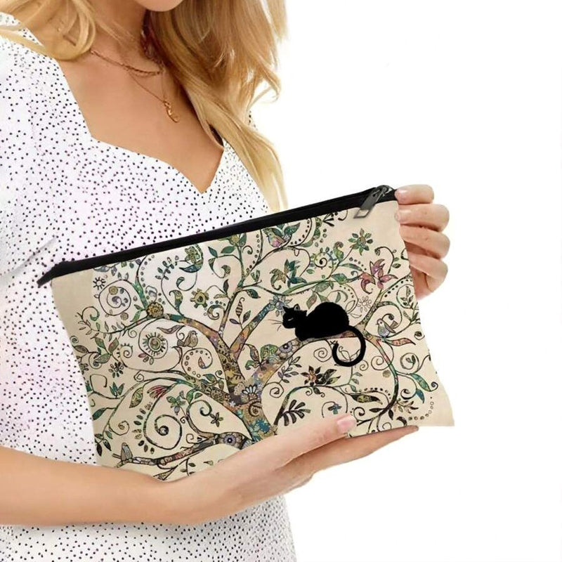 Tasche Mit Cartoon-Katze