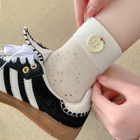 Lässige Socken Mit Farbblock