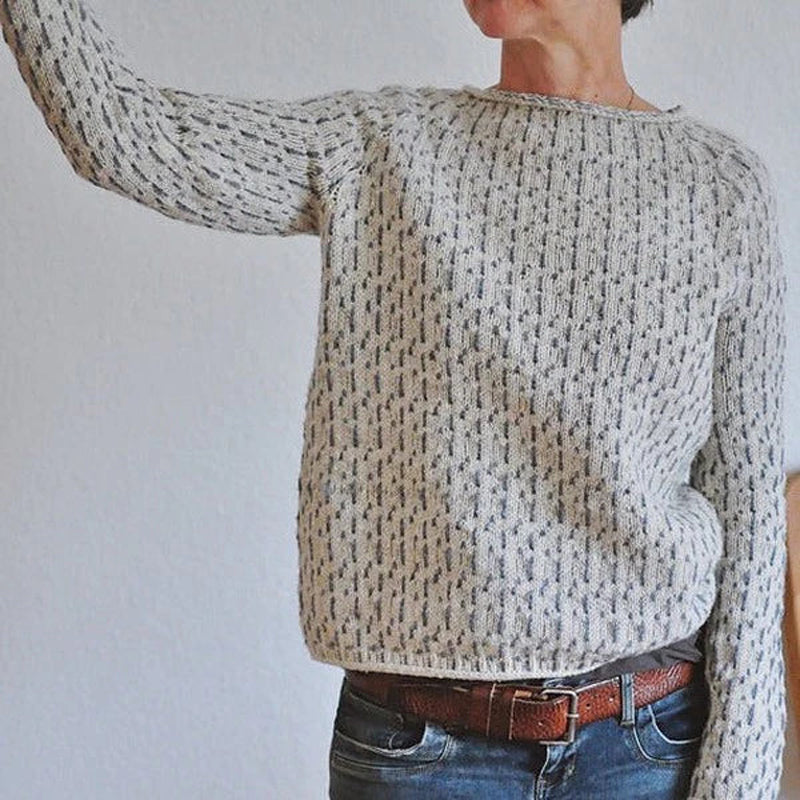 Lässiger Strickpullover