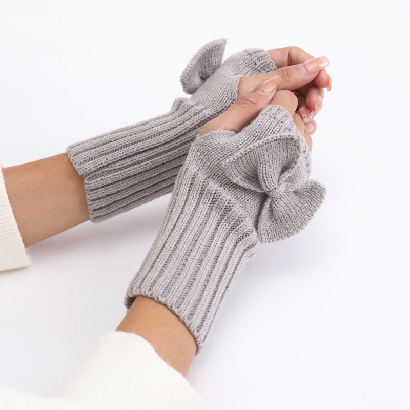 Einfarbige Warme Handschuhe