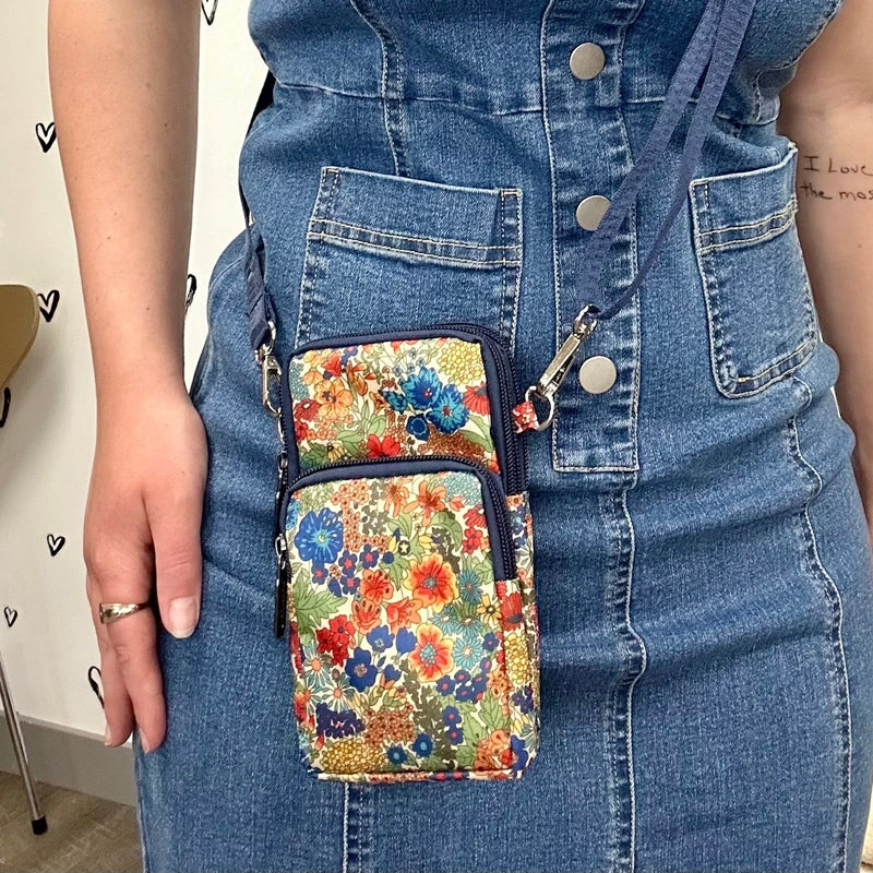 Vintage Tasche Mit Blumenmuster