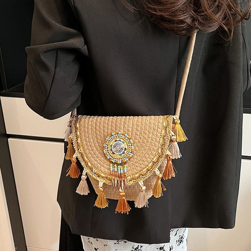 Vintage-Tasche Im Ethno-Stil