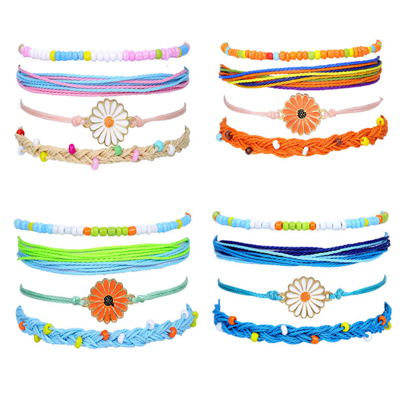 Handgewebtes Armband-Set