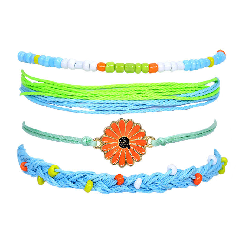 Handgewebtes Armband-Set