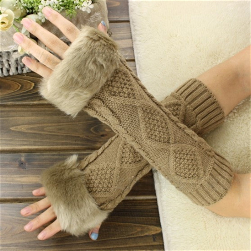 Warme Einfarbige Handschuhe