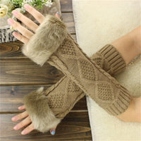 Warme Einfarbige Handschuhe