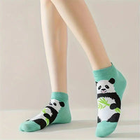 Lässige Socken Mit Panda-Muster