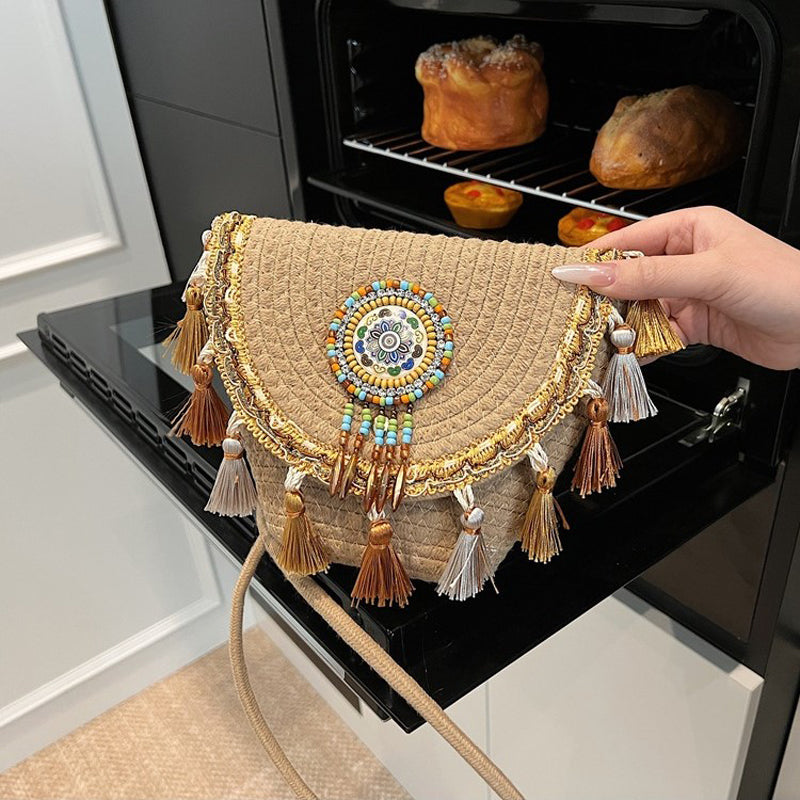 Vintage-Tasche Im Ethno-Stil
