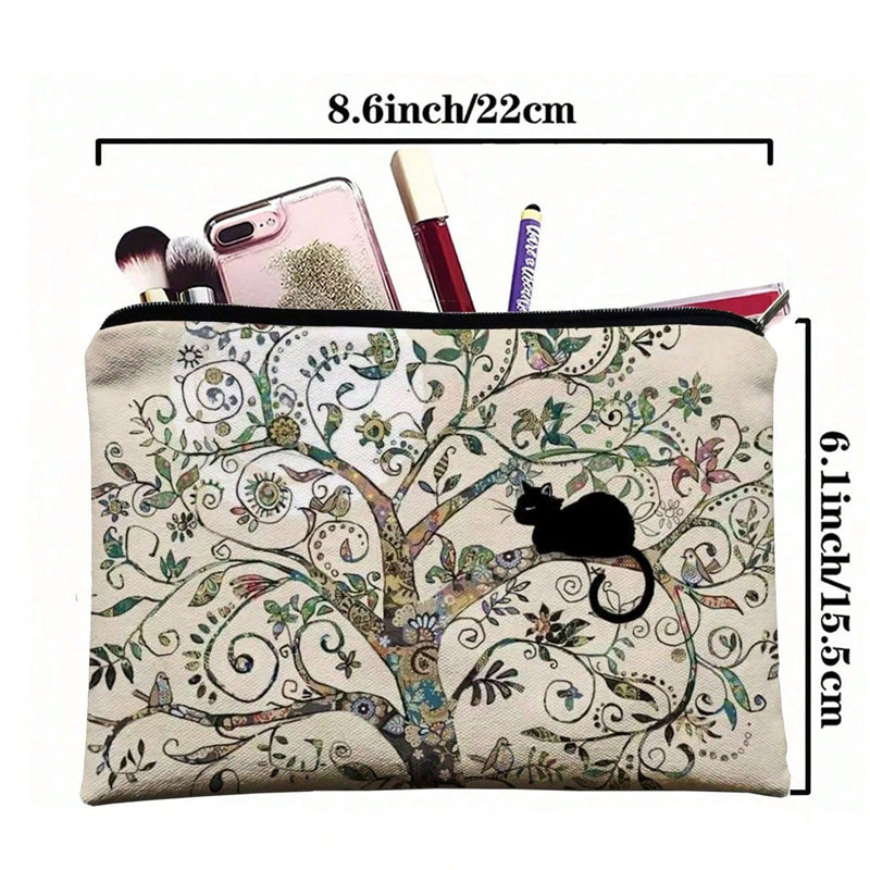 Tasche Mit Cartoon-Katze