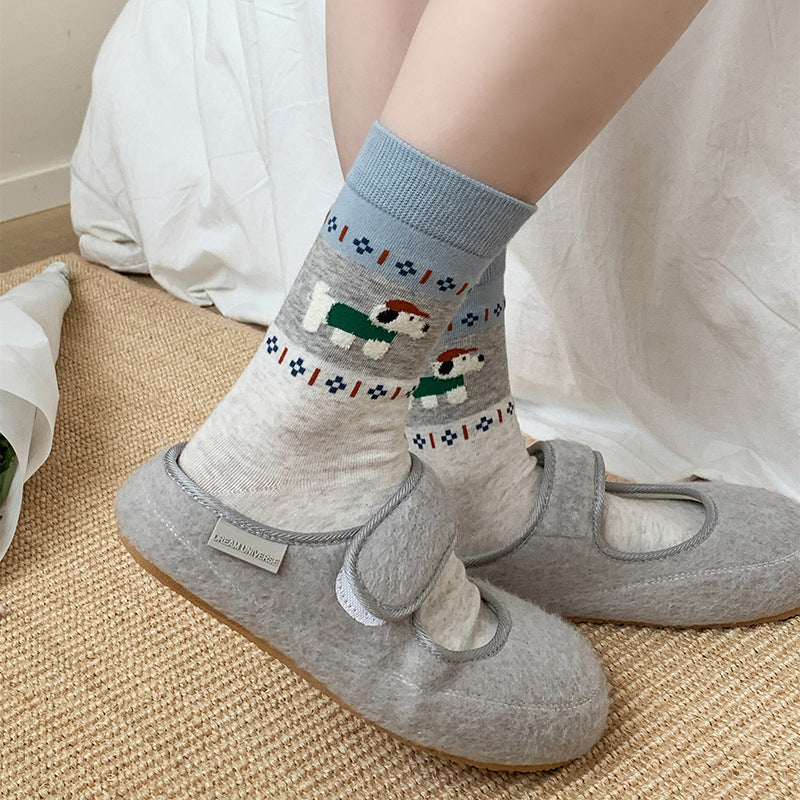 Socken Mit Cartoon-Tiermotiven