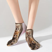 Lässige Socken Mit Animalprint