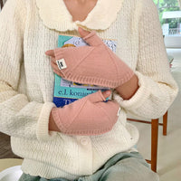 Einfarbige Warme Handschuhe