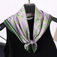 Vintage-Schal Mit Blumenmuster