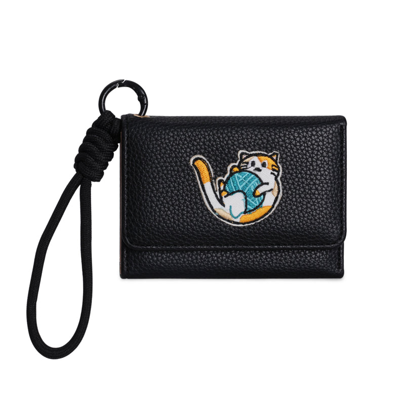 Geldbörse Mit Cartoon-Katze