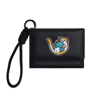 Geldbörse Mit Cartoon-Katze