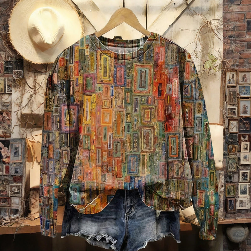 Lässiges Vintage-Sweatshirt