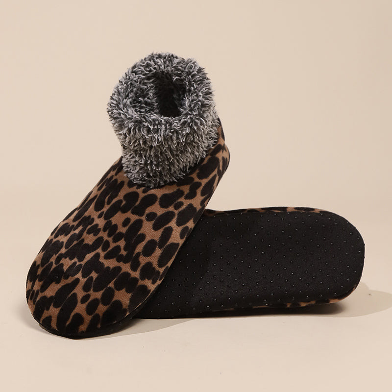 Warme Socken Mit Leopardenmuster