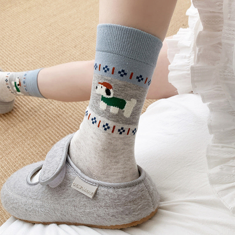 Socken Mit Cartoon-Tiermotiven