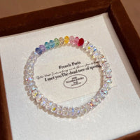 Buntes Perlenarmband