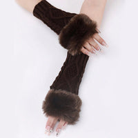 Warme Einfarbige Handschuhe