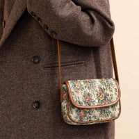 Vintage-Tasche Mit Blumenmuster