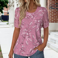 Vintage T-Shirt Mit Blumendruck