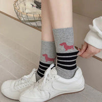 Lässige Socken Mit Hundedruck