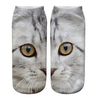 Socken Mit Kreativem Katzenmuster