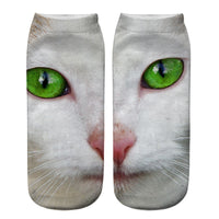 Socken Mit Kreativem Katzenmuster