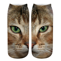 Socken Mit Kreativem Katzenmuster