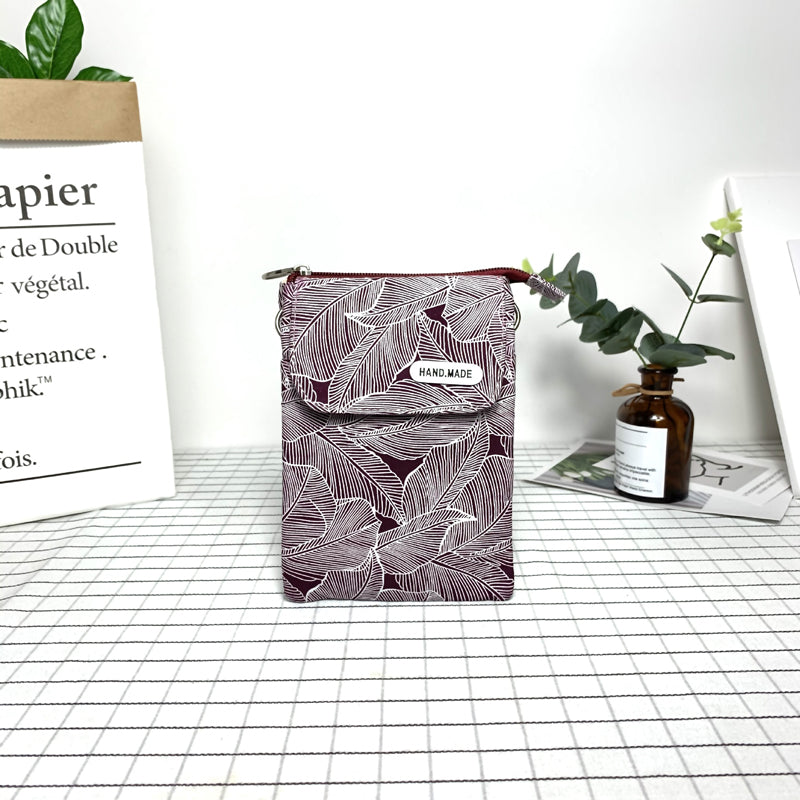 Vintage-Tasche Mit Blattmuster