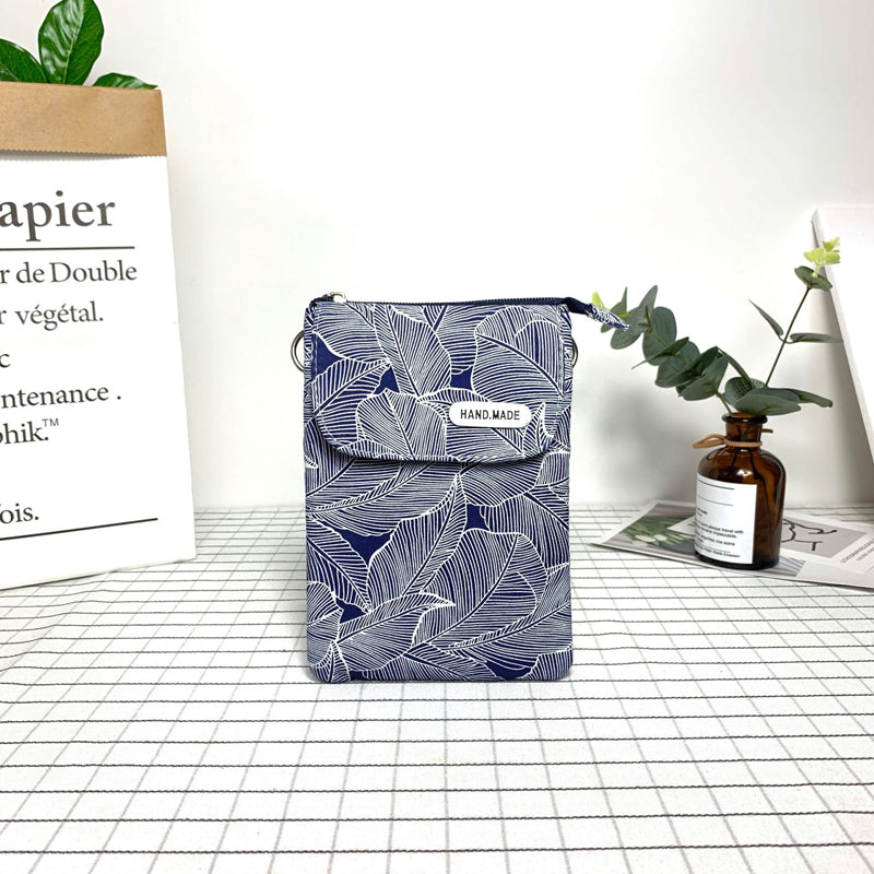 Vintage-Tasche Mit Blattmuster