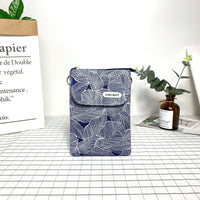 Vintage-Tasche Mit Blattmuster