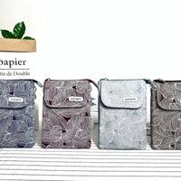Vintage-Tasche Mit Blattmuster