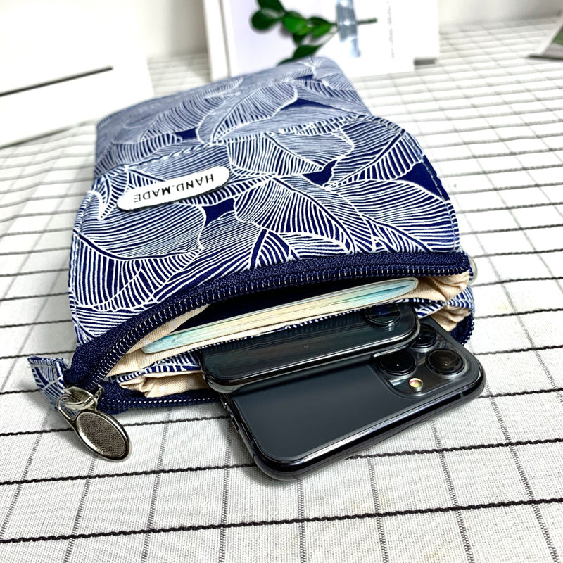 Vintage-Tasche Mit Blattmuster