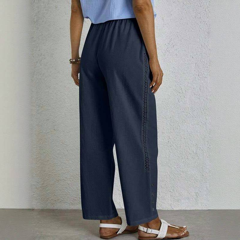 【Baumwolle Und Leinen】Bequeme Freizeithose