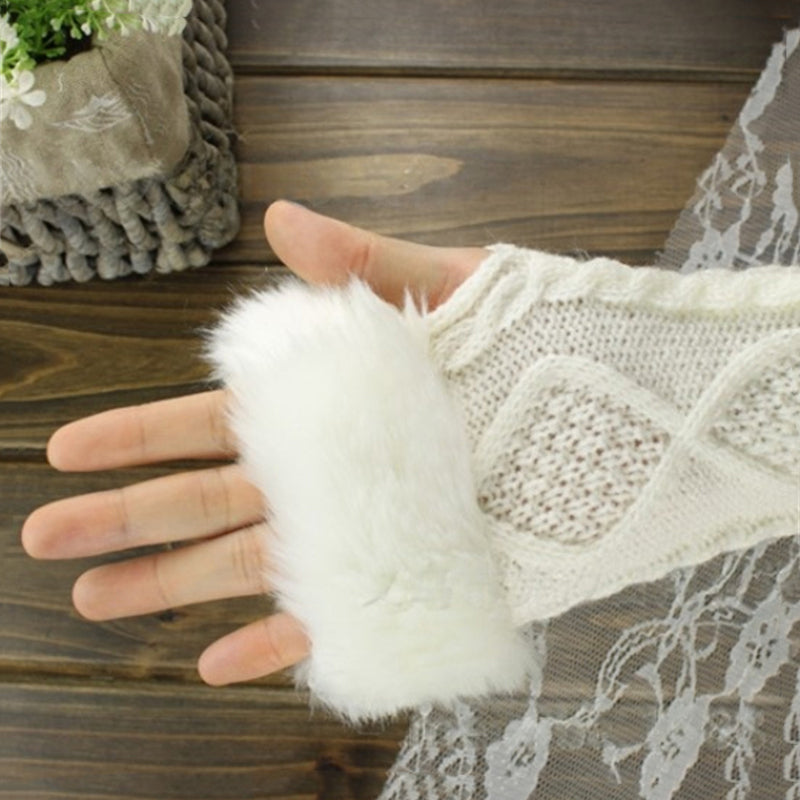 Warme Einfarbige Handschuhe