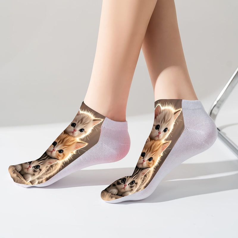 Lässige Socken Mit Animalprint