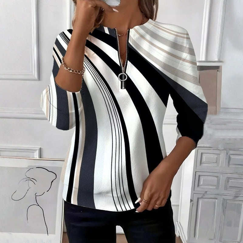 【Lange Ärmel】Lässiges Vintage-Sweatshirt