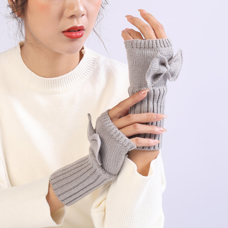 Einfarbige Warme Handschuhe