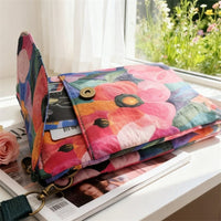 Vintage-Tasche Mit Blumenmuster