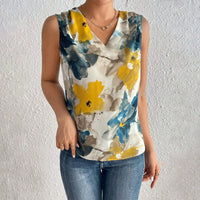 Vintage-Tanktop Mit Blumendruck