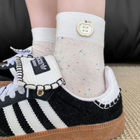 Lässige Socken Mit Farbblock