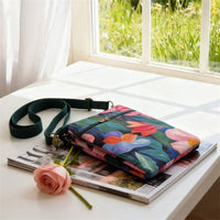 Vintage-Tasche Mit Blumenmuster