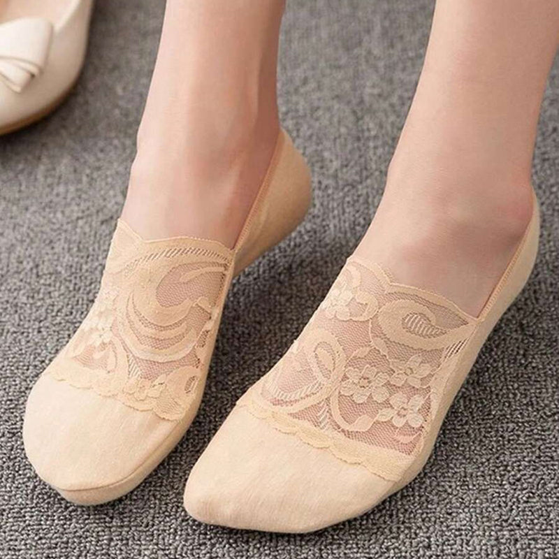 Atmungsaktive Blumensocken