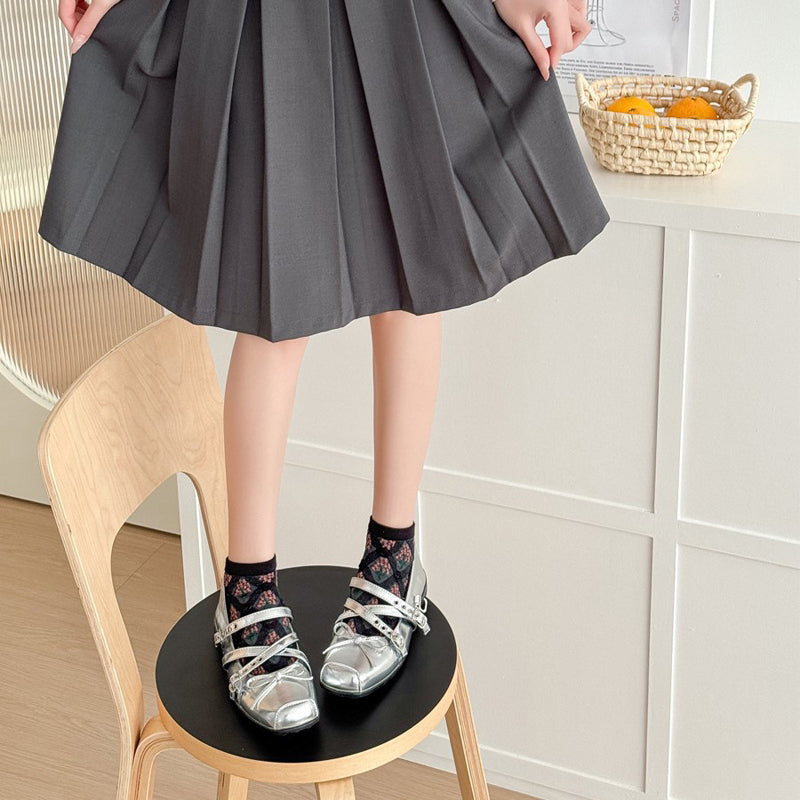 Vintage-Socken Mit Blumenmuster